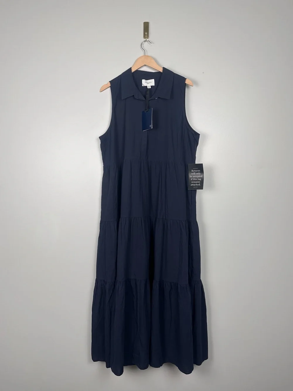 POMANDER PLACE Navy Sleeveless Mabel Maxi Dress - Picture 2 of 9